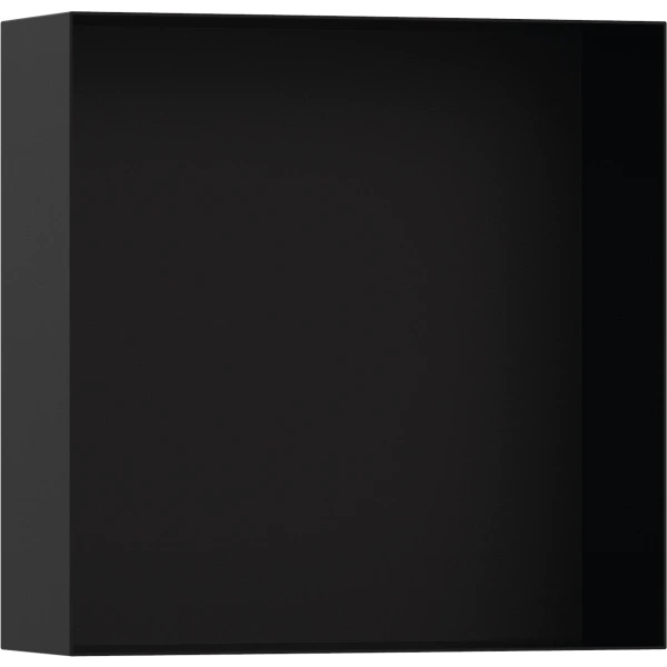 Настенный короб с открытой рамой, 30х30х10 см, Hansgrohe XtraStoris Minimalistic, черный арт. 56073670