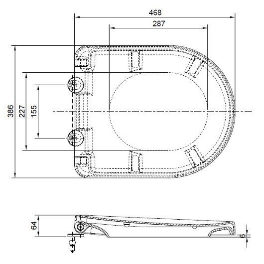 Сиденье с крышкой для унитаза, MH / NC / GP TOTO, TC384CVK#W цвет: белый