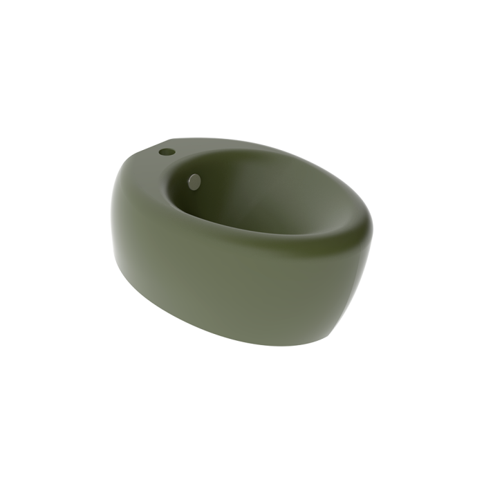 Биде подвесное оливковый матовый, GSG Ceramic Design Touch, TOBISO026