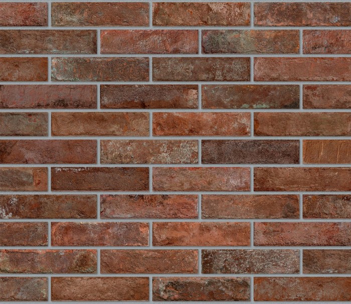 Плитка rosso berlino 7,4x31 DADO CERAMICA Brickone арт. BKN004