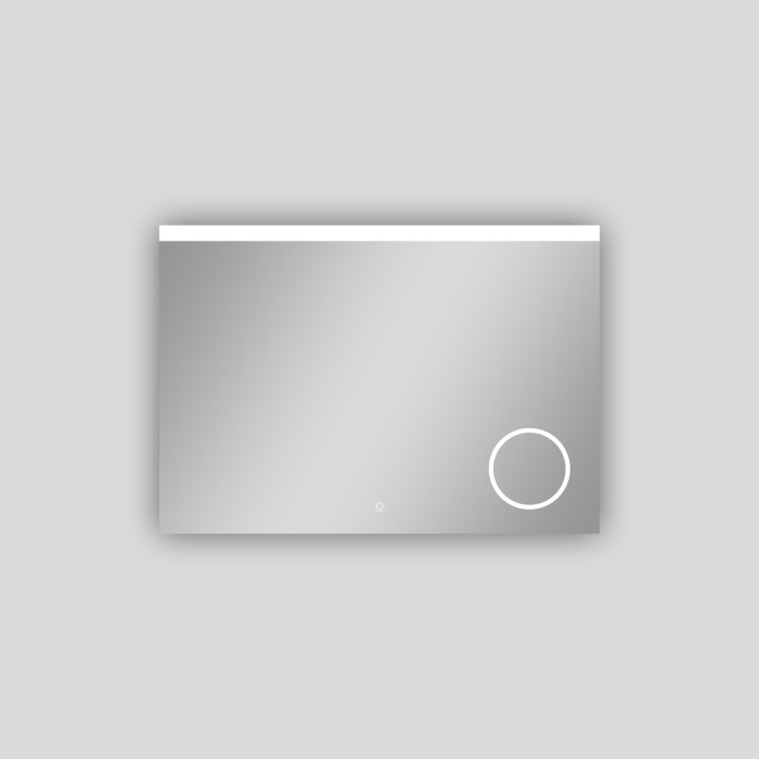 Зеркало 1000х700 сенсорный выключатель с функцией диммера, увеличительное зеркало, Azario Viva - AZ-Z-027CS