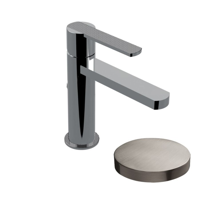 Однорычажный смеситель для раковины, без донного клапана, Giulini Surf, матовый никель арт. 5805/SCDLNKO