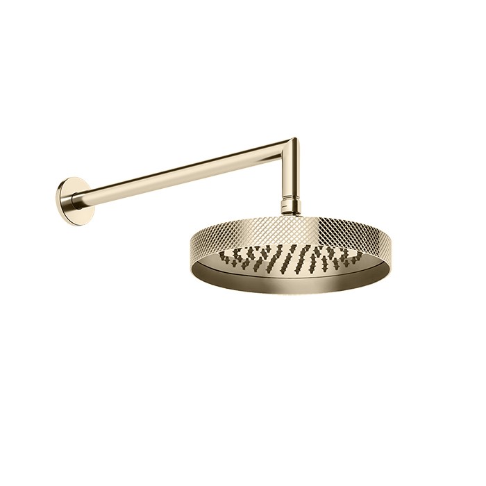 Верхний душ, настенный, с шарниром, D:21.8 см., Gessi Anello, finox brushed nickel арт. 63448#149