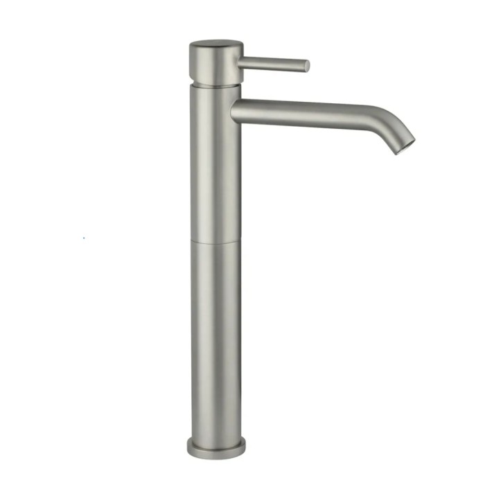 Смеситель для раковины с удлинением, без донного клапана, Giulini Futuro, никель матовый арт. 6549/SCNKO