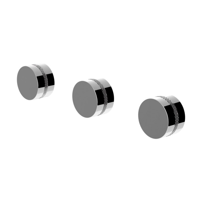 Внешняя часть для встраиваемого смесителя для душа с дивертером на 2 выхода, Giulini My ring deluxe, хром арт. MR0115W2-EPDL