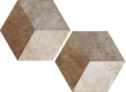Плитка exagona deco texture 2 nat.matt. (п.п.) 34.5x40 FIORANESE Heritage арт. HET2EX