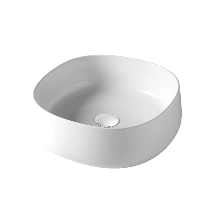 Накладная раковина, 45x45x15см, Olympia ceramica Paddle, белый глянцевый арт. PAD4B42001