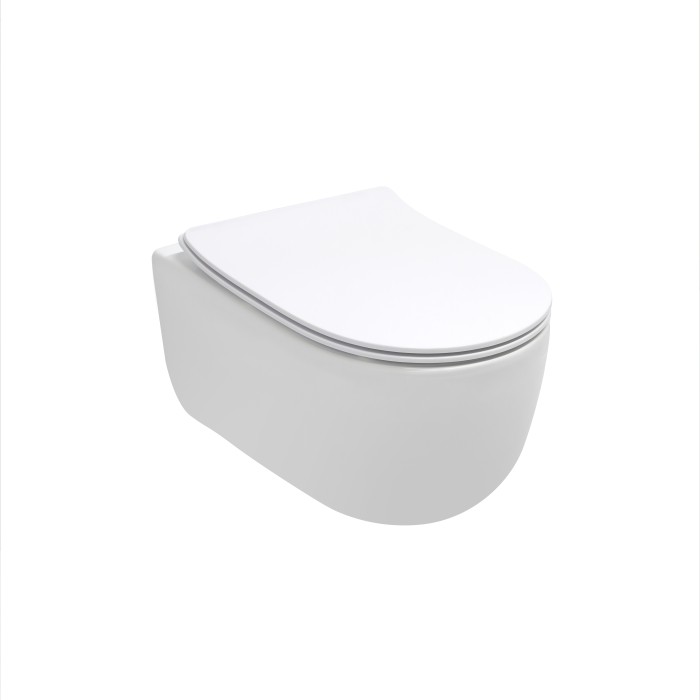 Унитаз подвесной система смыва торнадо, безободковый, с креплениями, Olympia ceramica Tornado, белый глянцевый арт. TOR1202V01