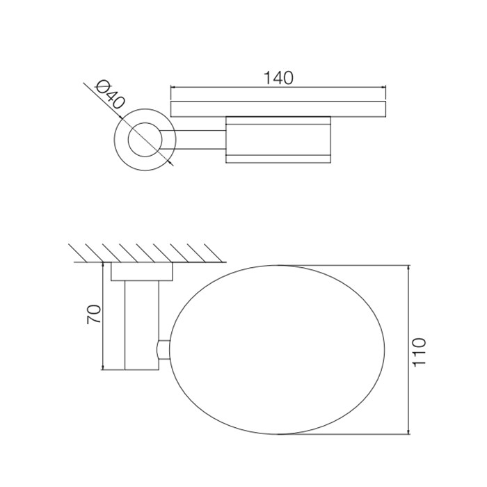 Fima Carlo Frattini Мыльница стекляная, подвесная, Accessori, F6003/2OR цвет: золото