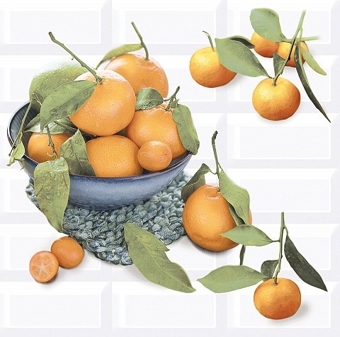 Панно vogue citrus 2 40,5х40,2 AZORI Вог арт. 583012024