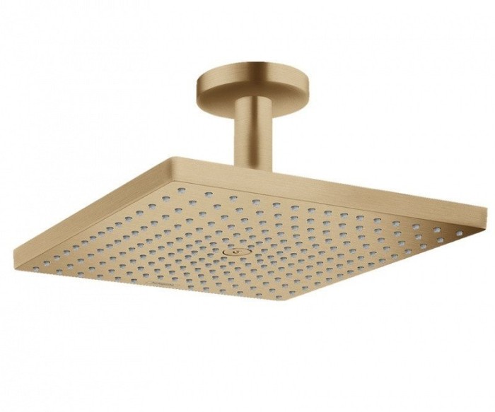 Верхний душ с потолочным кронштейном Raindance E Hansgrohe, бронза арт. 26250140