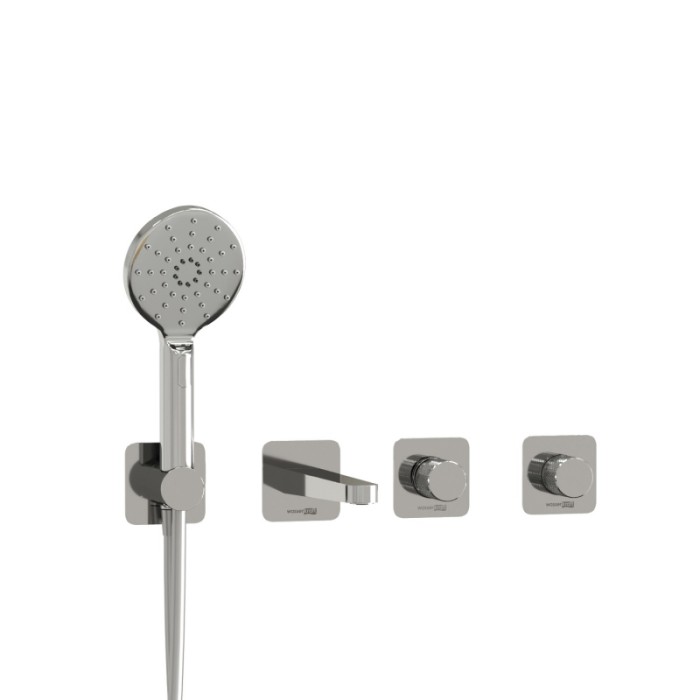 Встраиваемый комплект для ванны с лейкой и изливом Mosel 4600 WasserKRAFT арт. A4651.293.295.271.087.127