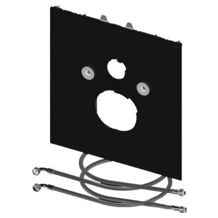 Стеклянная панель для установки унитаза one, цвет: черный, lux TECE арт. 9650110