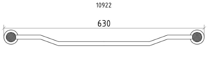 Полотенцедержатель, Royal cristal, Boheme 10922-CR