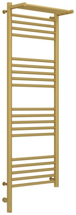 Сунержа Электрический полотенцесушитель 1200x400, Богема 3.0 с 1 полкой, 032-5806-1240 цвет: матовое золото