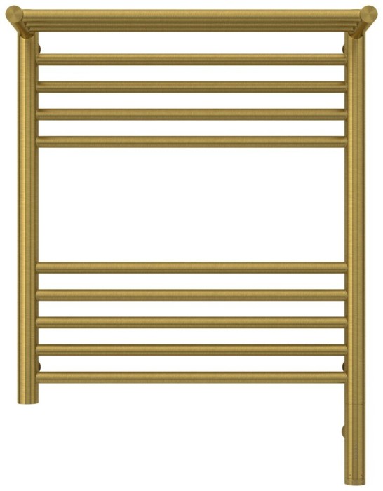 Сунержа Электрический полотенцесушитель 600x500, Богема 3.0 с 1 полкой, 051-5807-6050 цвет: состаренная латунь