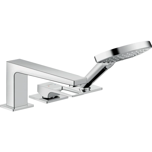 Смеситель для ванны на 3 отверстия, Hansgrohe Metropol, хром арт. 74551000