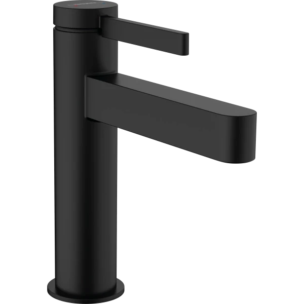 Смеситель для раковины со сливным клапаном Push-Open, Hansgrohe Finoris, черный арт. 76023670