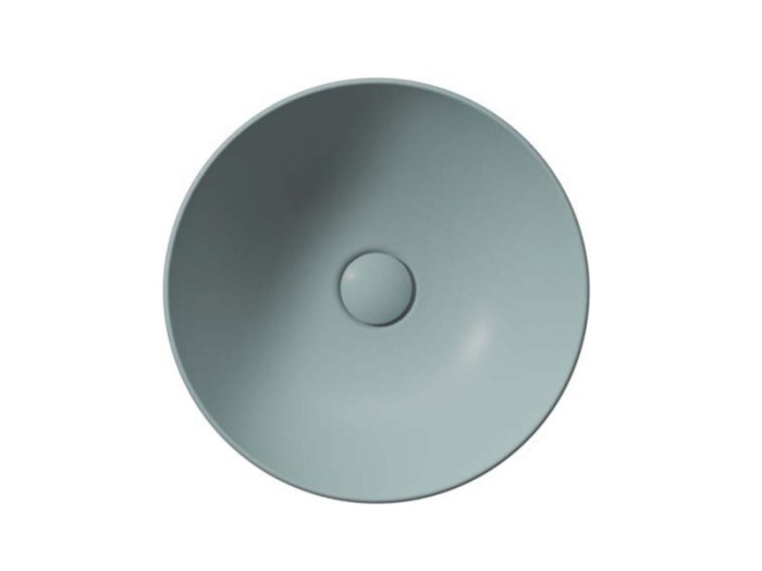 Раковина накладная 40х40х14 см, цвет ghiaccio matte, санфаянс, Color-elements GSI арт. 903915