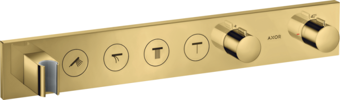 Термостат для душа ShowerSolutions Axor, полированное золото арт. 18357990