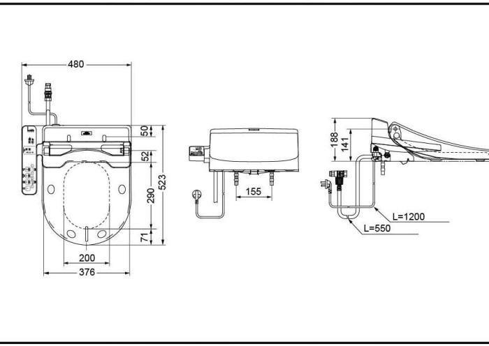 Подвесной унитаз, SERIES NC TOTO, CW762+TCF6632 цвет: белый