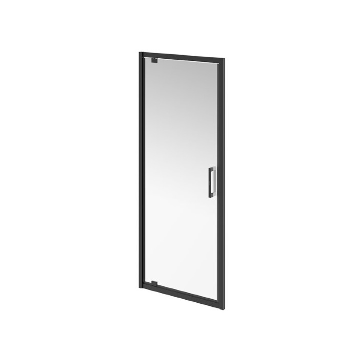 Душевая дверь распашная 80х195, Vetro Kerama Marazzi, черный - VE.80.PD.BLK.M