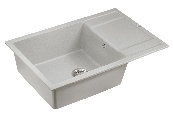 Мойка для кухни гранит 780х500 Paulmark FLUGEN 60, серый - PM317850-GR