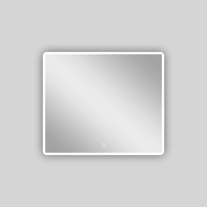 Зеркало 800х680 сенсорный выключатель с функцией диммера, подогрев, Azario Ника - AZ-Z-061-1WHCS