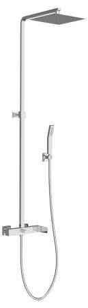Душевая стойка BelBagno, глянцевый хром, ARLIE, однорычажный арт. ARL-DOCM-CRM