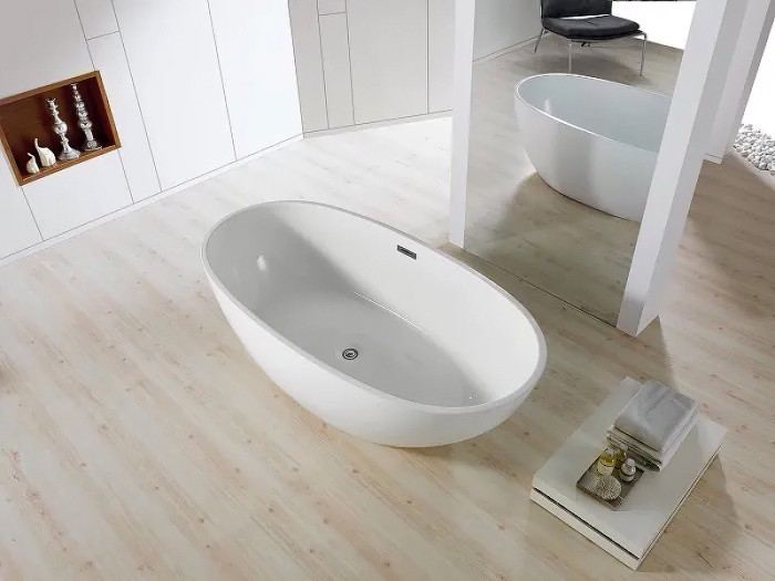 Акриловая ванна 1685х840х580, свободностоящая, Azario Leeds арт. LEE17085