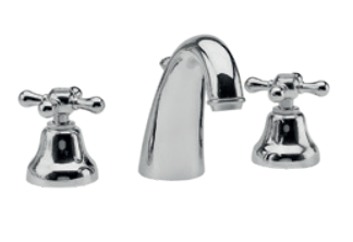 Смеситель для раковины на 3 отверстия, с донным клапаном, Giulini Lotus, хром арт. A512