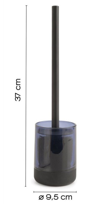 Напольный стеклянный ерш Nicole Gedy, NC33(05) цвет: голубой