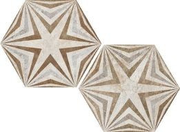 Плитка exagona deco texture 3 nat.matt. (п.п.) 34.5x40 FIORANESE Heritage арт. HET3EX