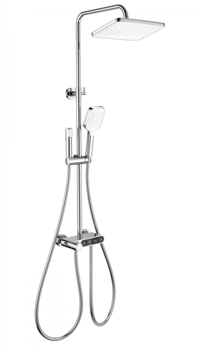 Душевая система с термостатом, Wonzon &amp; Woghand Muse, WW-B3112-CR цвет: хром