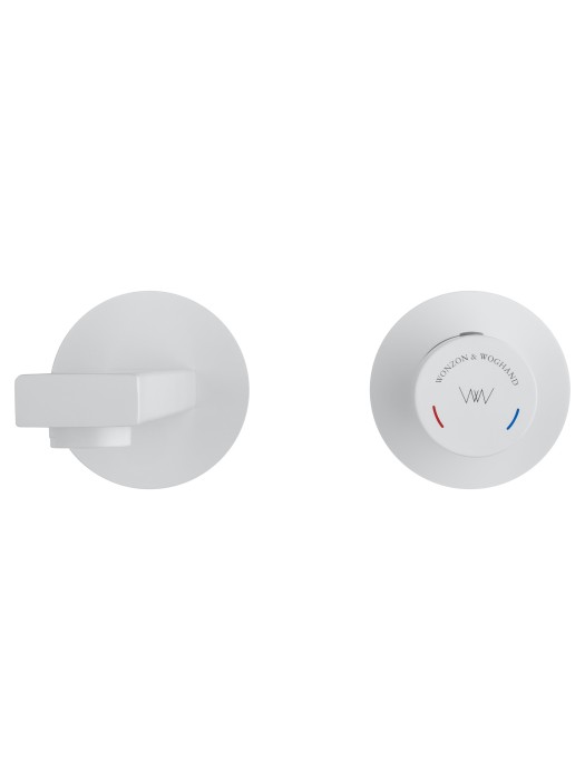Смеситель для раковины встраиваемый, Wonzon & Woghand, WW-105-MW цвет: белый