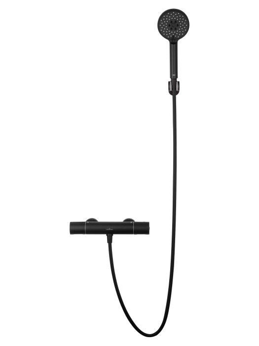 Смеситель для душа с термостатом, Wonzon & Woghand Inn, WW-A2006-A-MB цвет: черный