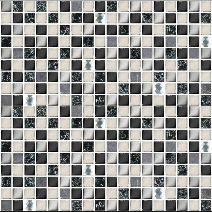 Мозаика 30x30 nero 22шт AZORI Ascoli арт. 587423003