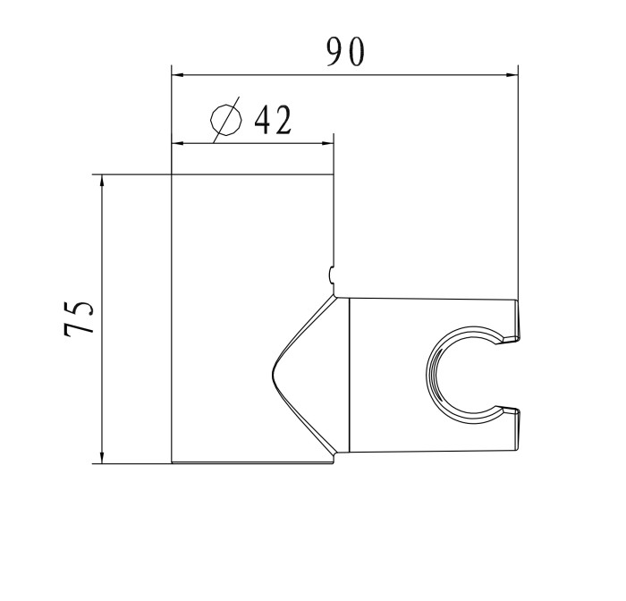 Настенный держатель, Wonzon & Woghand, WW-994224-CR цвет: хром