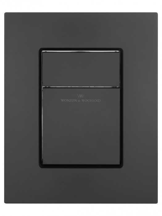 Кнопка смыва для инсталляции пневматическая, Wonzon &amp; Woghand, WW-IB256-MB цвет: черный
