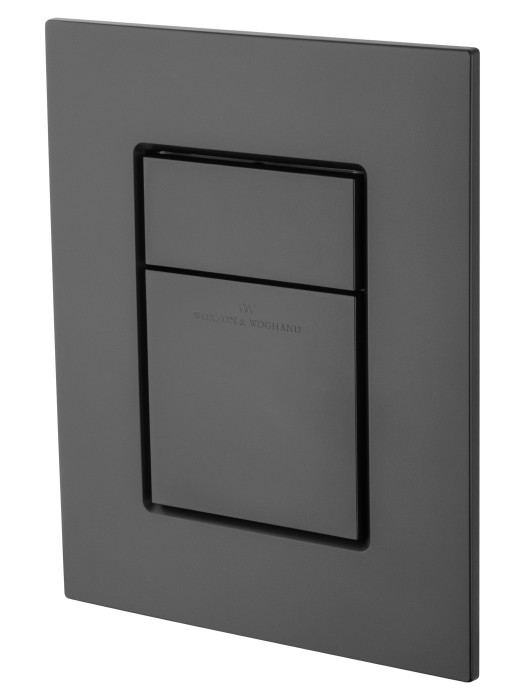 Кнопка смыва для инсталляции пневматическая, Wonzon & Woghand, WW-IB256-MB цвет: черный