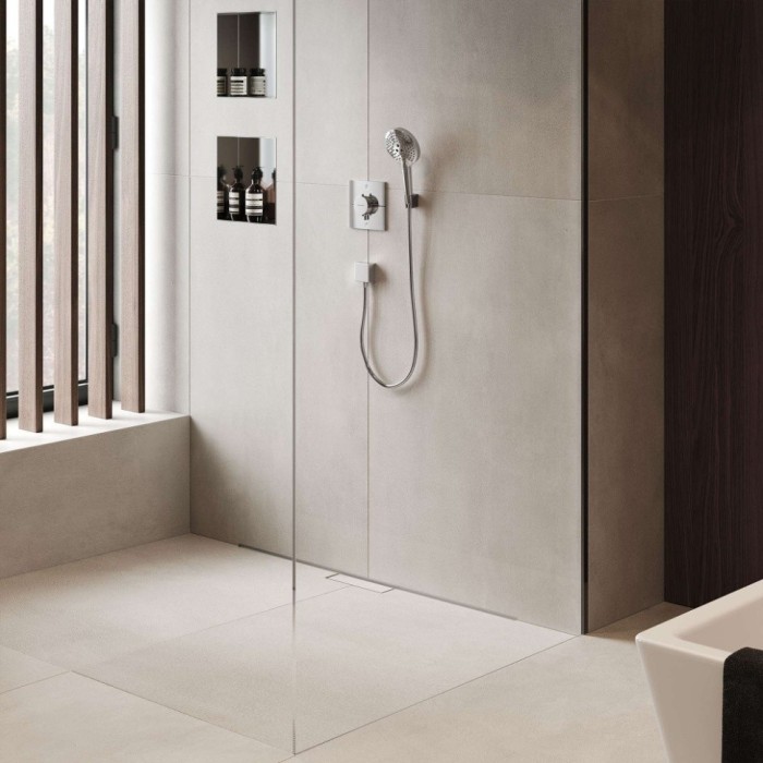Внешняя часть трапа для душа Minimalistic, 70 см, с регулировкой по высоте RainDrain Hansgrohe, хром арт. 56219000