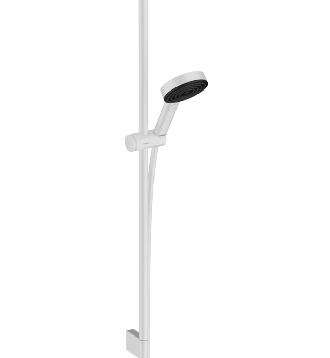 Душевой гарнитур Relaxation cо штангой 90см Pulsify Select S Hansgrohe, белый арт. 24170700