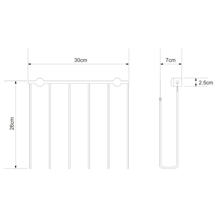 Держатель для газет WasserKRAFT арт. K-311