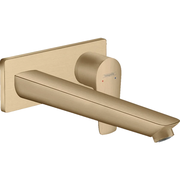 Смеситель для раковины скрытого монтажа, настенный, Hansgrohe Talis E, бронза арт. 71734140