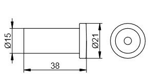 Крючок для полотенца Keuco, Plan, 14916 370000 цвет: черный