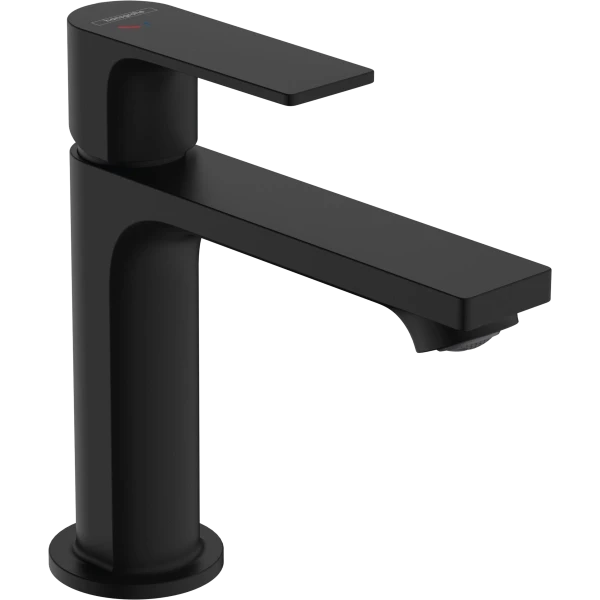 Смеситель для раковины CoolStart без сливного гарнитура, Hansgrohe Rebris E, черный арт. 72560670