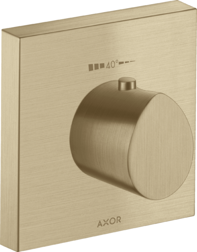 Термостат для душа Starck Organic Axor, шлифованная бронза арт. 12712140