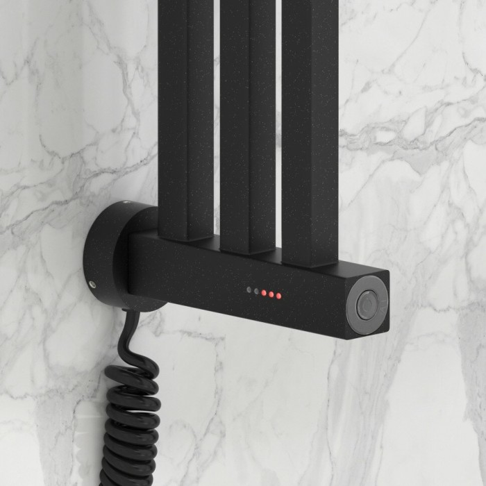 Сунержа Электрический полотенцесушитель 800x500, Хорда 4.0, 15-0834-1200 цвет: тёмный титан муар