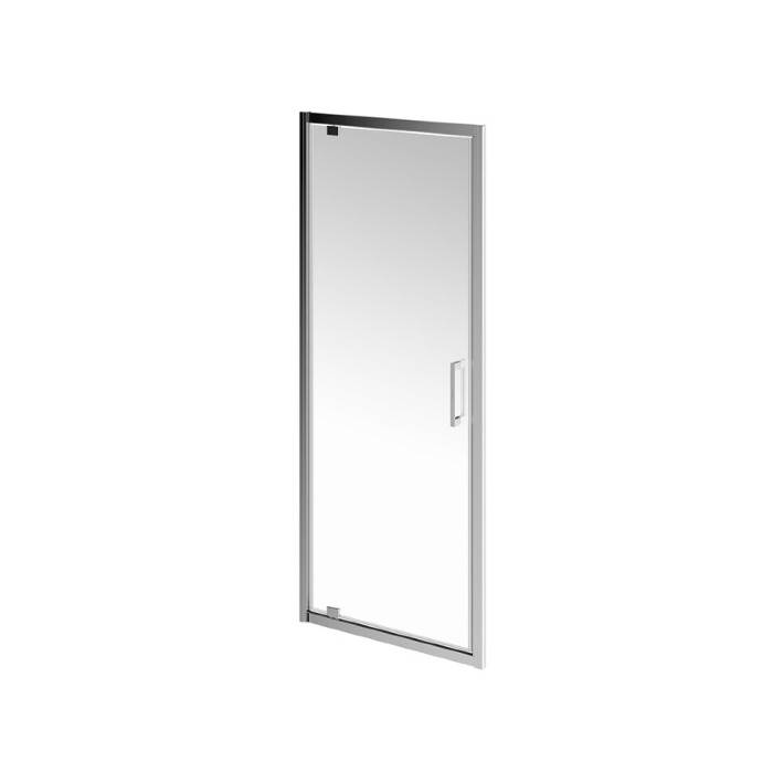 Душевая дверь распашная 80х195, Vetro Kerama Marazzi, хром - VE.80.PD.CR