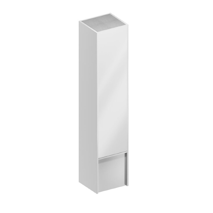 Пенал подвесной 165см с дверцей и ящиком, Modula Kerama Marazzi, белый - MO.165\WHT